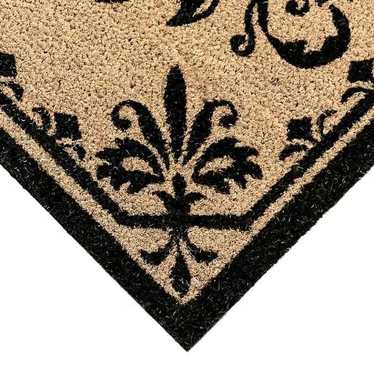 black_fleur_de_lis_monogram_g_doormat_2.webp Black Fleur De Lis Monogram G Doormat>Kirklands Home Sale