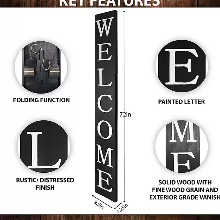 Foldable Welcome Porch Board>Kirklands Home Cheap