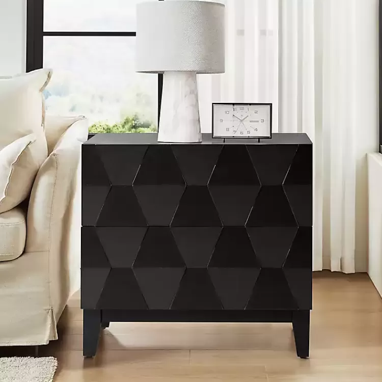 black_geometric_drawer_charging_nightstand_8.webp Geometric 2-Drawer Charging Nightstand>Kirklands Home Cheap