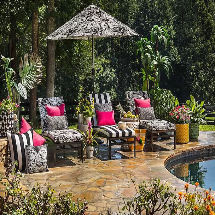 Herringbone Outdoor Pillows, Set of 2>Kirklands Home Outlet