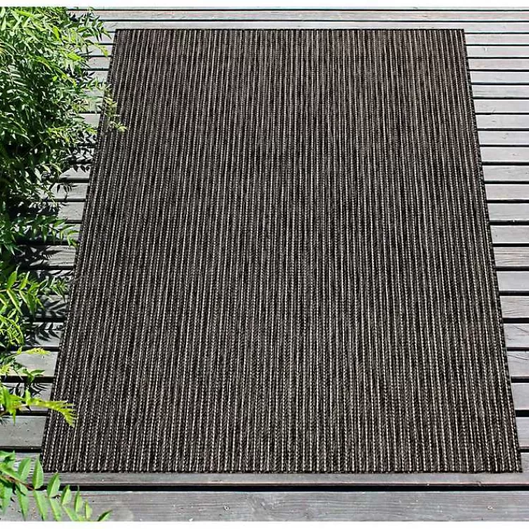 black_intertwine_indooroutdoor_area_rug_x_2.webp Intertwine Indoor/Outdoor Area Rug, 4x7>Kirklands Home Outlet