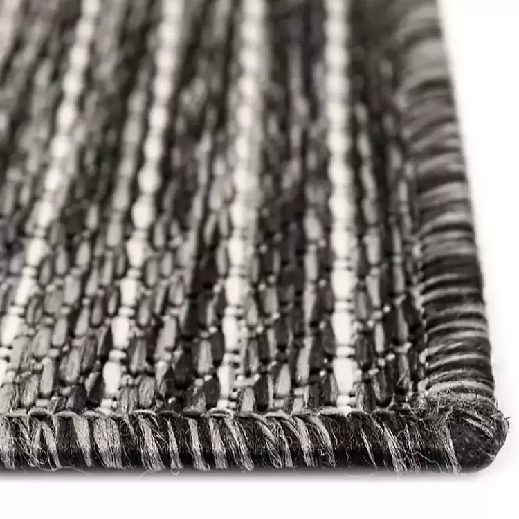 black_intertwined_santal_outdoor_area_rug_x_5.webp Intertwined Santal Outdoor Area Rug, 6x9>Kirklands Home Discount