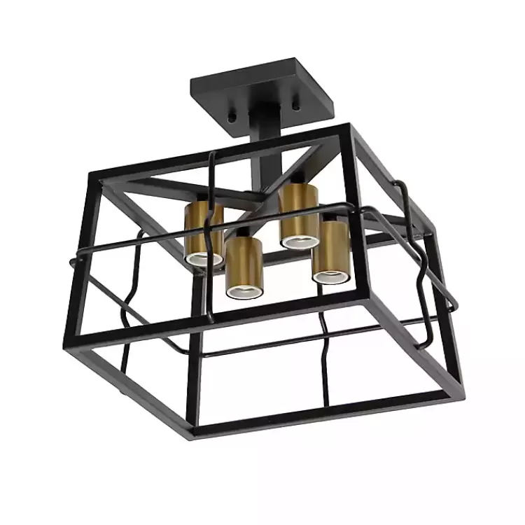 black_ironhouse_flush_mount_light_7.webp Ironhouse Flush Mount Light>Kirklands Home Store