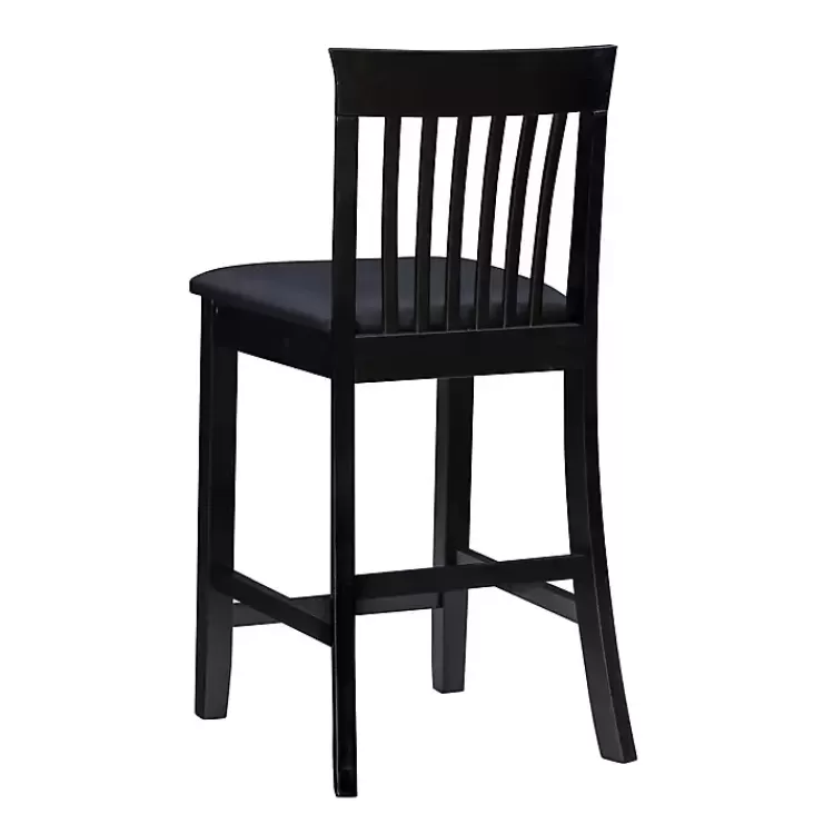 black_jayden_craftsman_counter_stool_2.webp Jayden Craftsman Counter Stool>Kirklands Home Hot