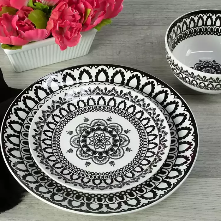 black_lila_patterned_pc_dinnerware_set_5.webp Black Lila Patterned 12-pc. Dinnerware Set>Kirklands Home Sale