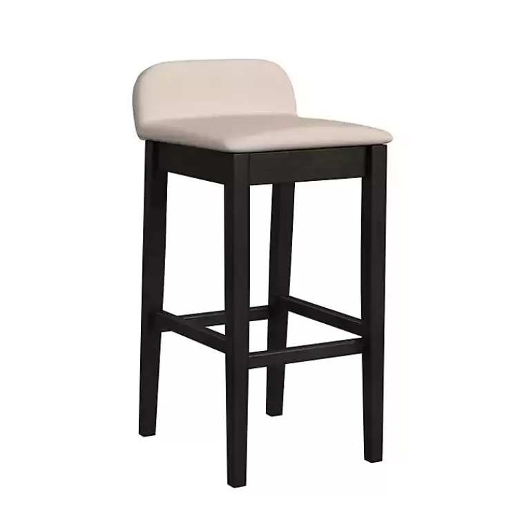 black_lowback_padded_bar_stool_2.webp Black Lowback Padded Bar Stool>Kirklands Home Store