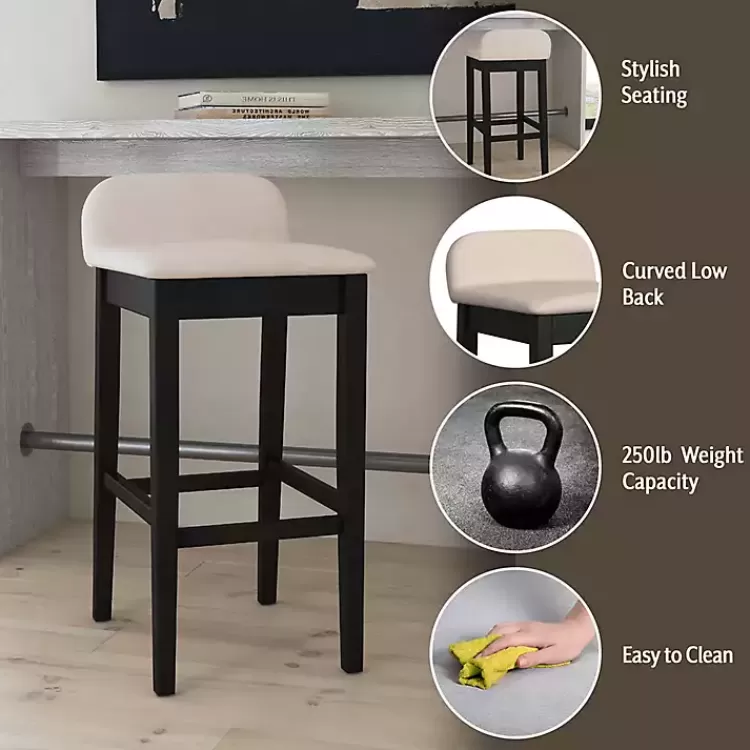 black_lowback_padded_bar_stool_6.webp Black Lowback Padded Bar Stool>Kirklands Home Store