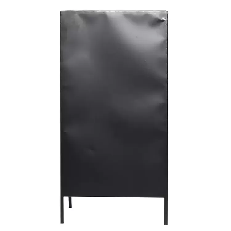 black_metal_and_brown_wood_standing_wine_rack_6.webp Black Metal and Brown Wood Standing Wine Rack>Kirklands Home Fashion