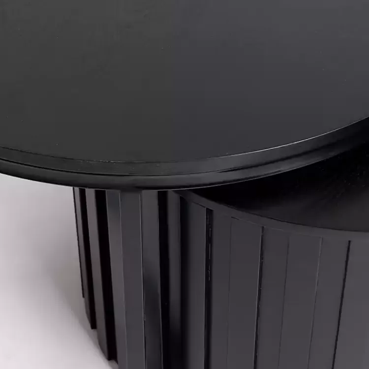 Metal and Wood 2-pc. Storage Nesting Tables>Kirklands Home Best