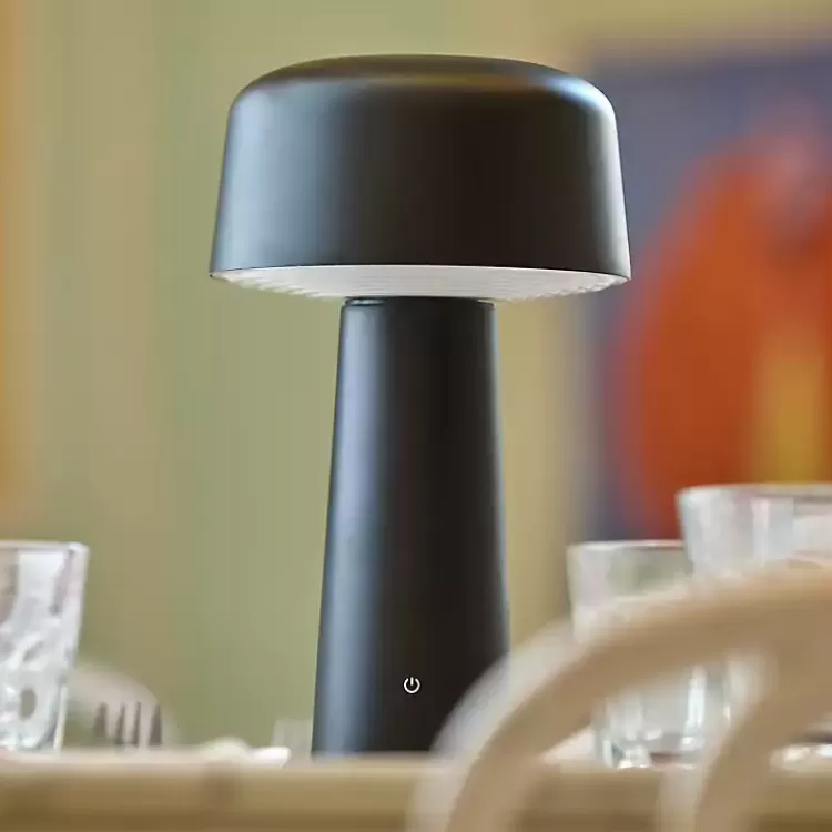 Metal Dome Frosted Light Cordless Table Lamp>Kirklands Home Cheap