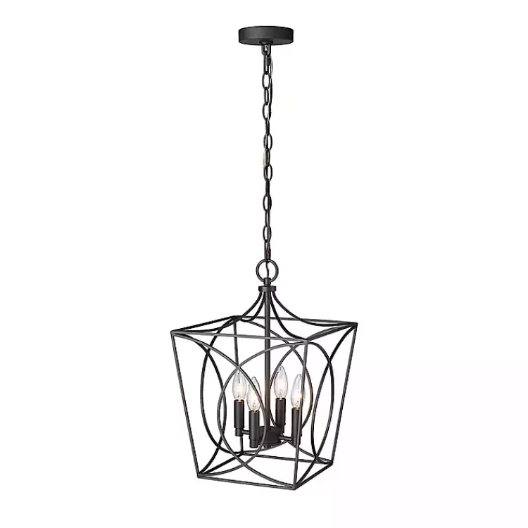 black_metal_open_swirl_pendant_light_2.webp Metal Open Swirl Pendant Light>Kirklands Home Sale