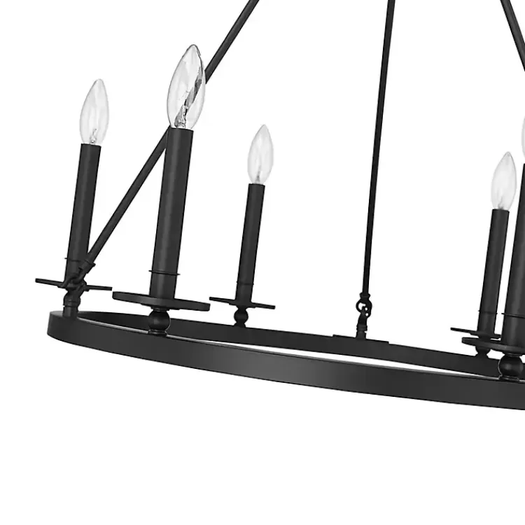 black_metal_round_florence_chandelier_5.webp Metal Round Florence Chandelier>Kirklands Home Best