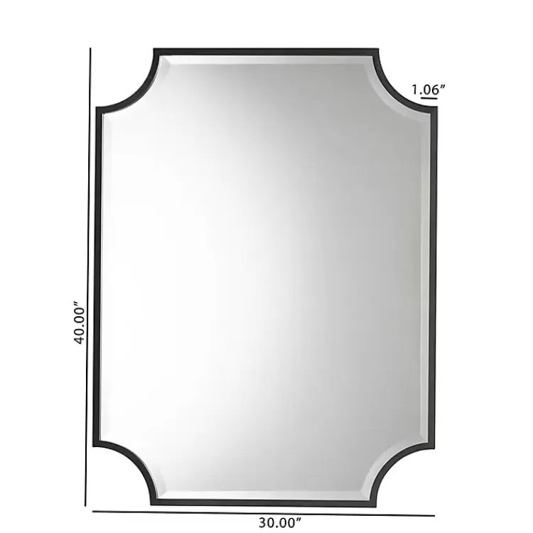 black_metal_scalloped_rectangle_wall_mirror_4.webp Black Metal Scalloped Rectangle Wall Mirror>Kirklands Home Cheap