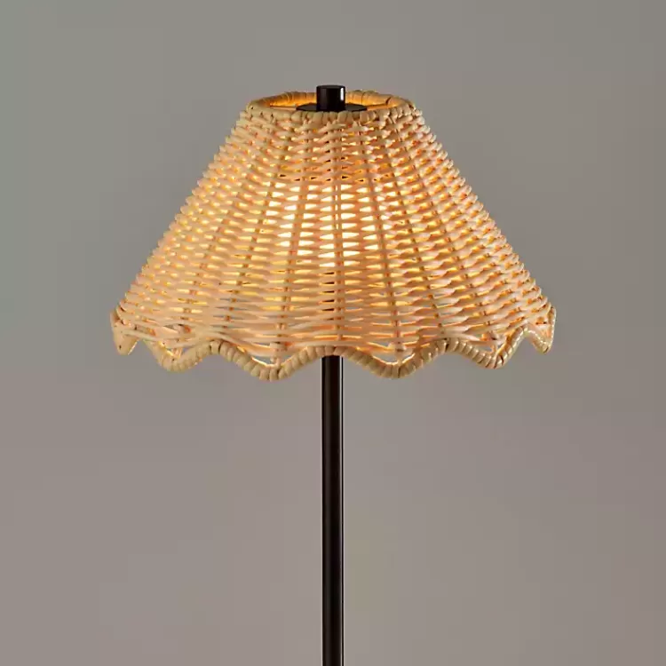 Metal Scalloped Shade Cordless Table Lamp>Kirklands Home Cheap