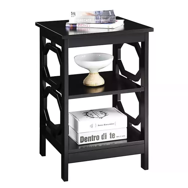 Octagon 2-Shelf Accent Table>Kirklands Home Store