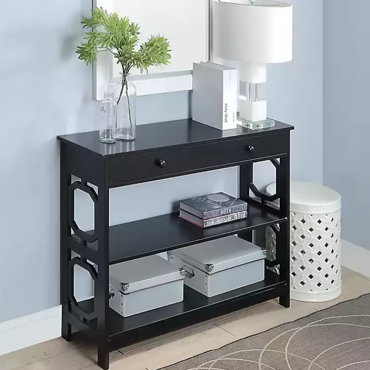 Octagon 2-Shelf Console Table>Kirklands Home Online