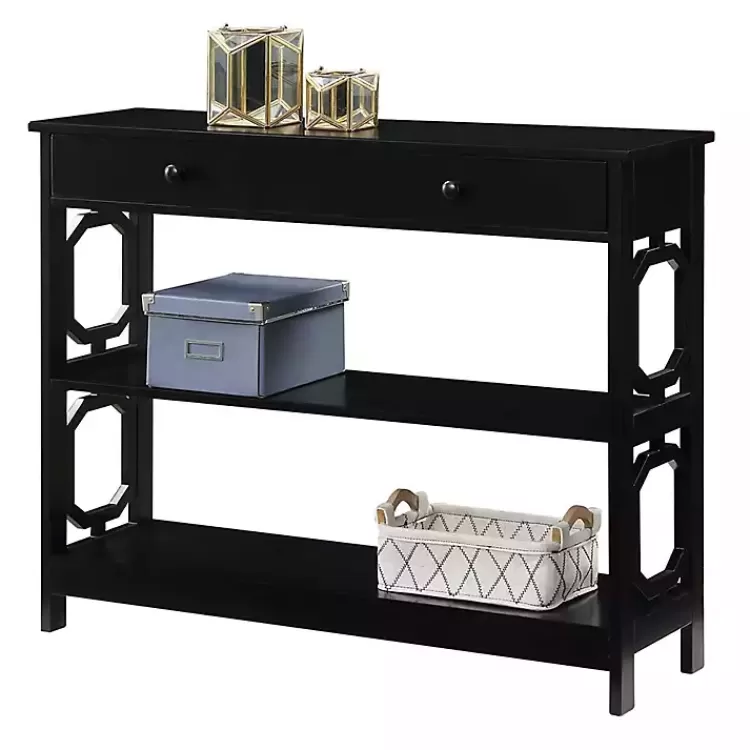 Octagon 2-Shelf Console Table>Kirklands Home Online