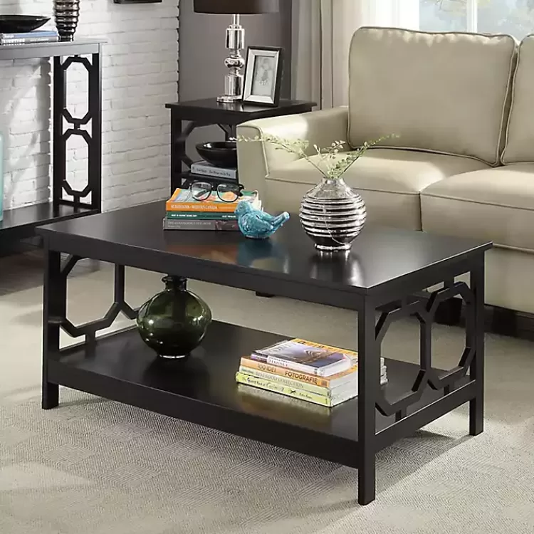 Octagon Single Shelf Coffee Table>Kirklands Home Online
