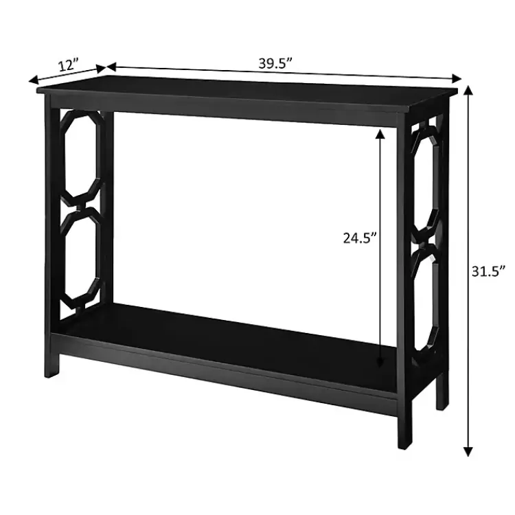 Octagon Single Shelf Console Table>Kirklands Home Best Sale