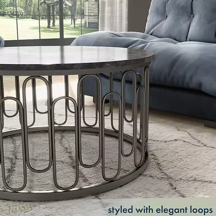 black_stone_and_metal_geometric_coffee_table_3.webp Stone and Metal Geometric Coffee Table>Kirklands Home Shop