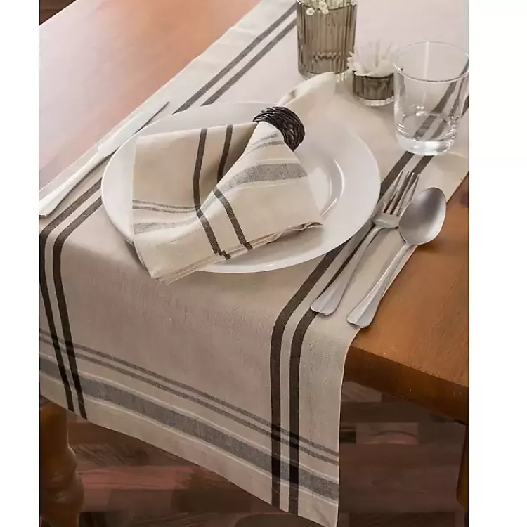 Stripe French Table Runner>Kirklands Home Fashion