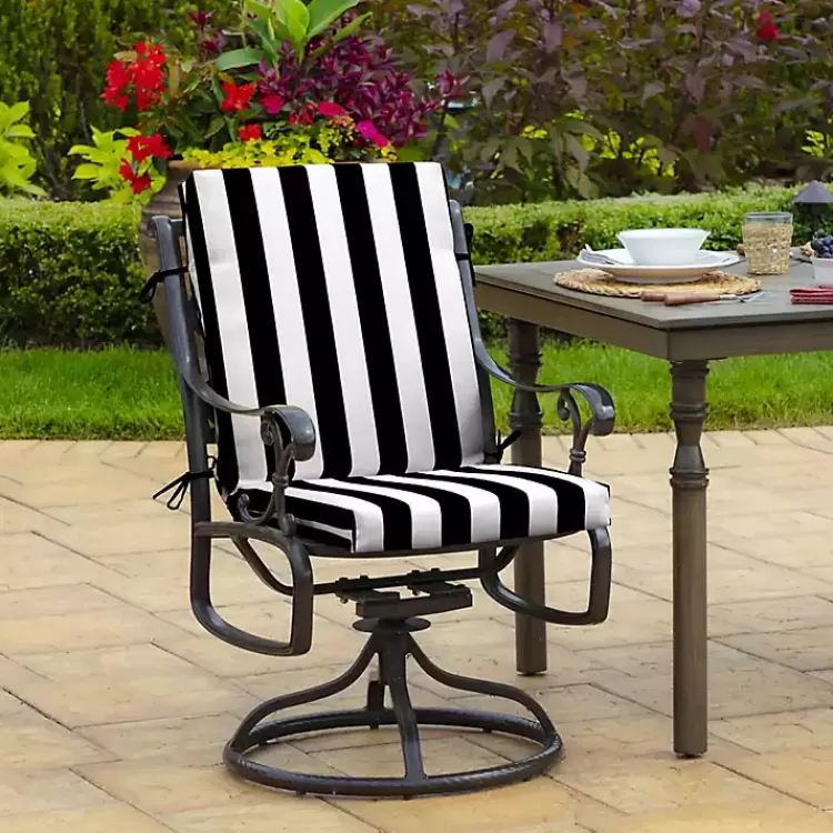 Stripe Luxe Outdoor Dining Chair Cushion>Kirklands Home Cheap