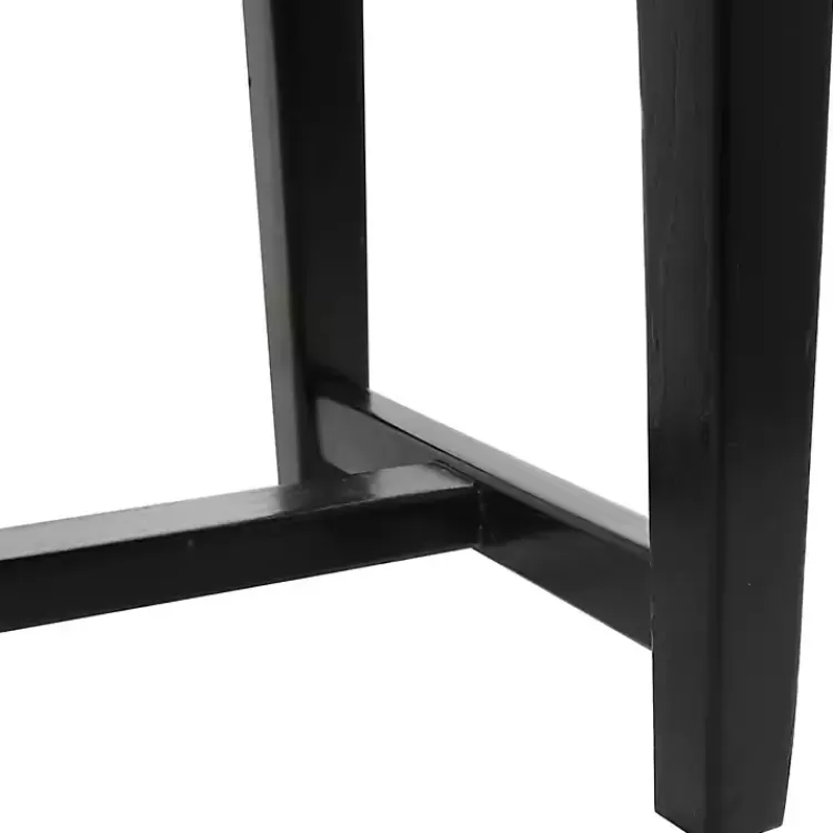 black_teak_wood_and_leather_bench_2.webp Teak Wood and Leather Bench>Kirklands Home Best Sale