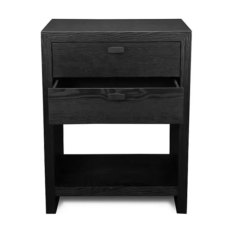 black_vivara_drawer_nightstand_7.webp Vivara 2-Drawer Nightstand>Kirklands Home Cheap