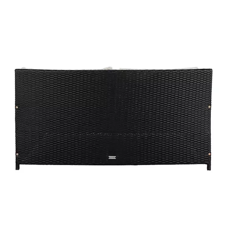 black_wicker_outdoor_daybed_3.webp Black Wicker Outdoor Daybed>Kirklands Home Outlet