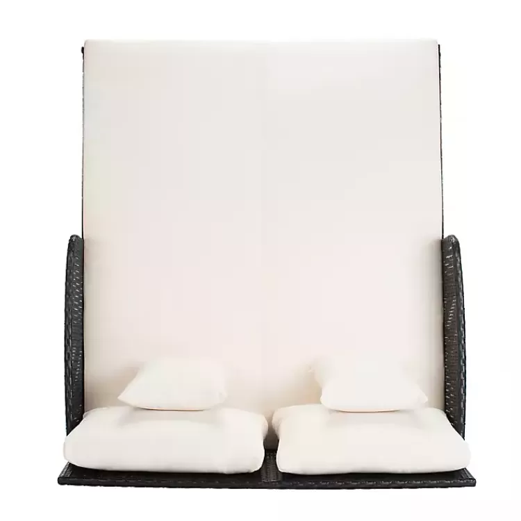 black_wicker_outdoor_daybed_5.webp Black Wicker Outdoor Daybed>Kirklands Home Outlet