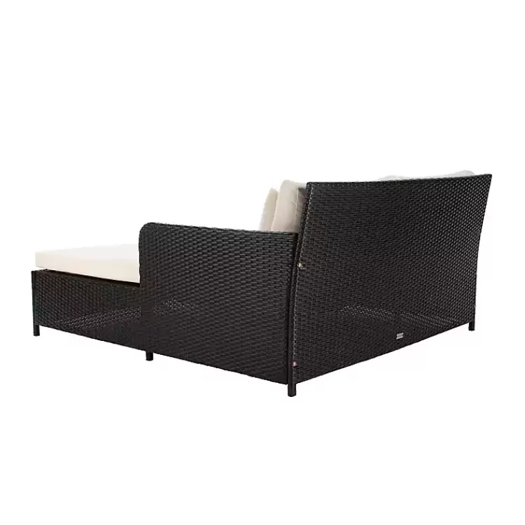 black_wicker_outdoor_daybed_7.webp Black Wicker Outdoor Daybed>Kirklands Home Outlet