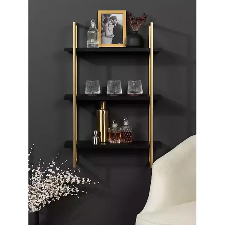 black_wood_and_gold_metal_leigh_wall_shelf_7.webp Black Wood and Gold Metal Leigh Wall Shelf>Kirklands Home Sale