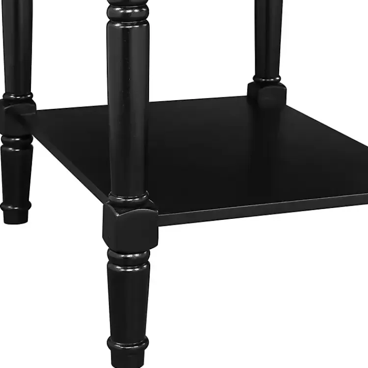 black_wood_charging_traditional_accent_table_7.webp Wood Charging Traditional Accent Table>Kirklands Home Hot