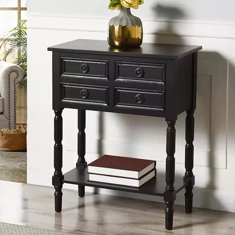 Wood 4-Drawer Barrett Console Table>Kirklands Home Cheap