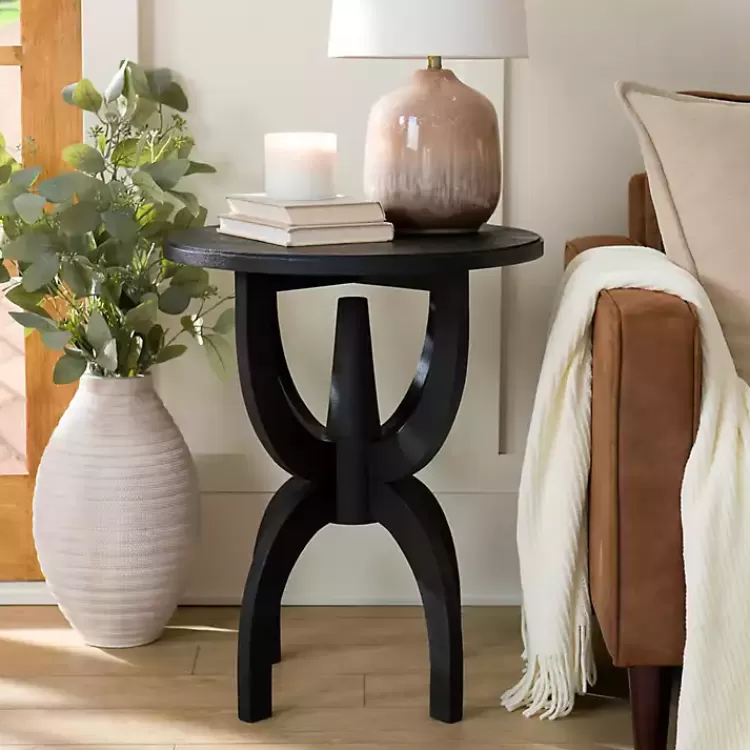 Wood Round Dori Side Table>Kirklands Home Discount