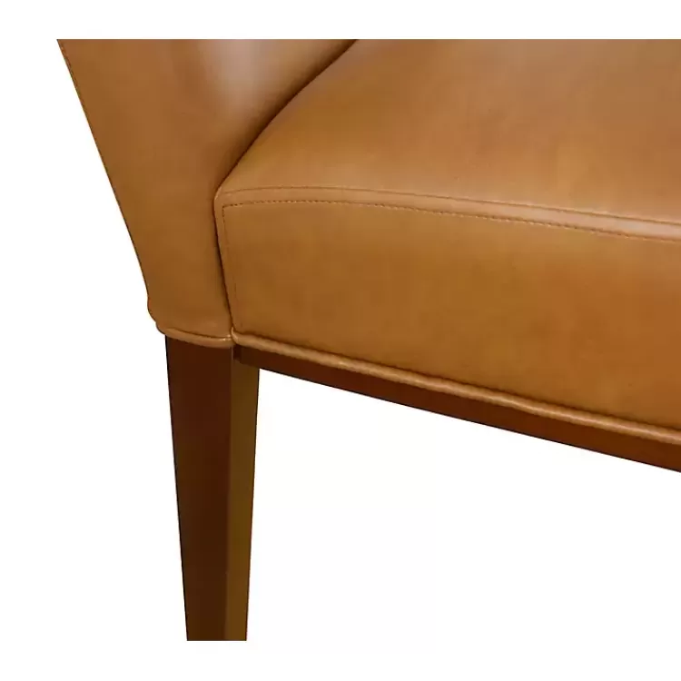 blair_carmel_leather_dining_chair_3.webp Blair Carmel Leather Dining Chair>Kirklands Home Fashion