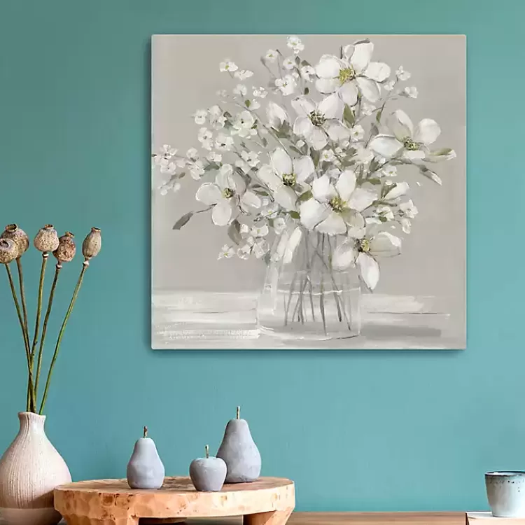 Blooming Magnolias Canvas Art Print, 20x20 in.>Kirklands Home Store