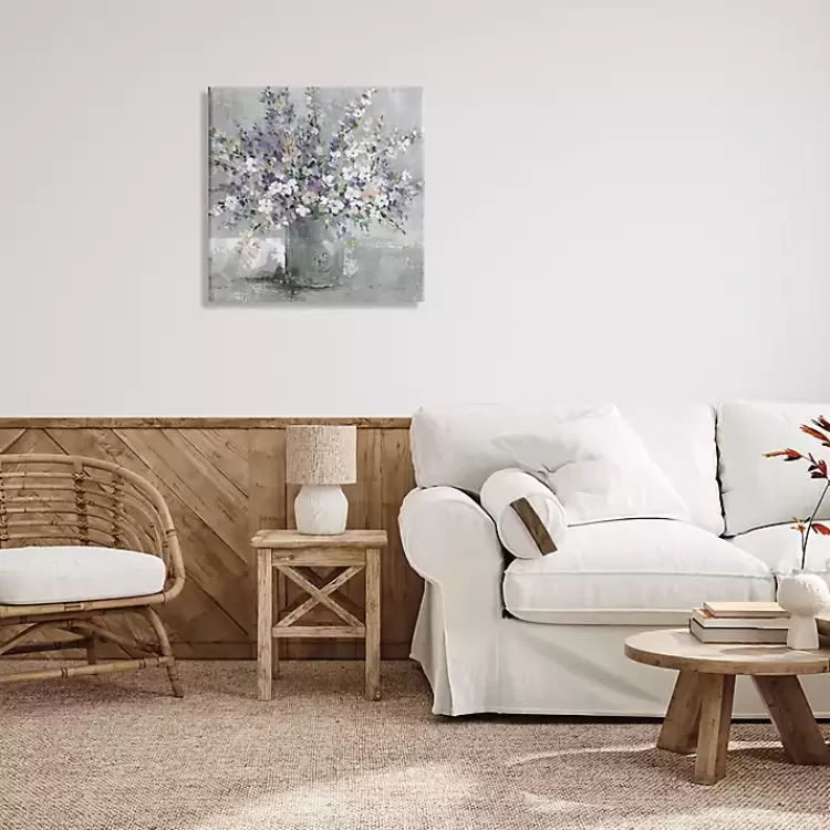 Blossoming Aster Bouquet Canvas Print, 24x24 in.>Kirklands Home Best Sale