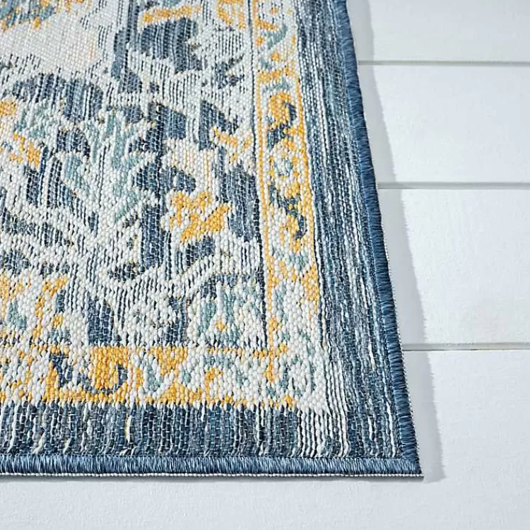 blue__orange_medallion_reversible_area_rug_x_7-1.webp Blue & Orange Medallion Reversible Area Rug, 5x7>Kirklands Home Sale