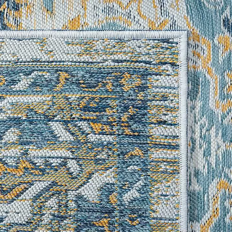 blue__orange_medallion_reversible_area_rug_x_8-1.webp Blue & Orange Medallion Reversible Area Rug, 5x7>Kirklands Home Sale