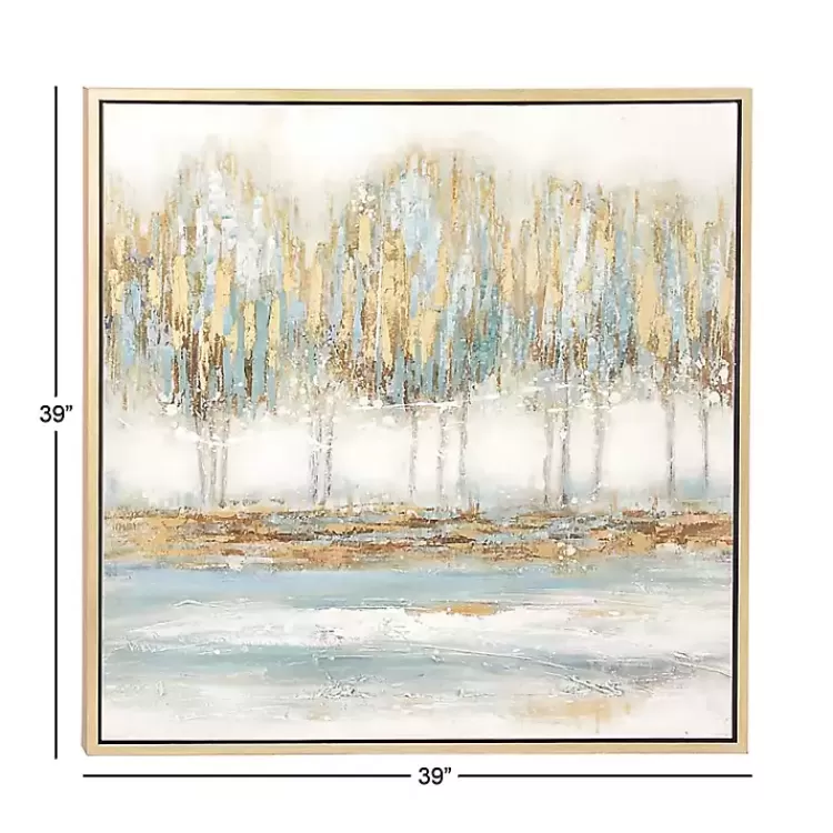 blue_abstract_trees_framed_canvas_art_print_5.webp Blue Abstract Trees Framed Canvas Art Print>Kirklands Home Cheap