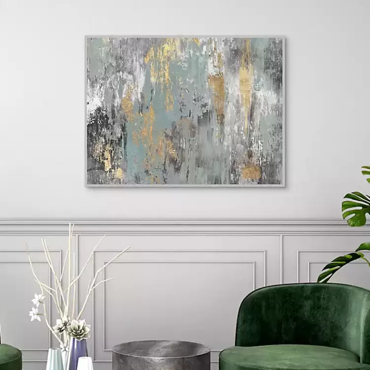 blue_and_gold_ikat_framed_canvas_art_print_2.webp Blue and Gold Ikat Framed Canvas Art Print>Kirklands Home Sale