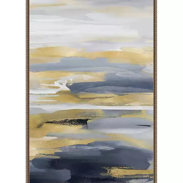 Blue and Gold Intuition II Canvas Art Print>Kirklands Home Best Sale
