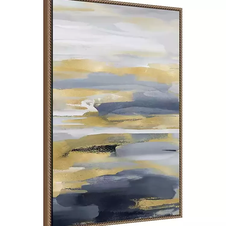 Blue and Gold Intuition II Canvas Art Print>Kirklands Home Best Sale