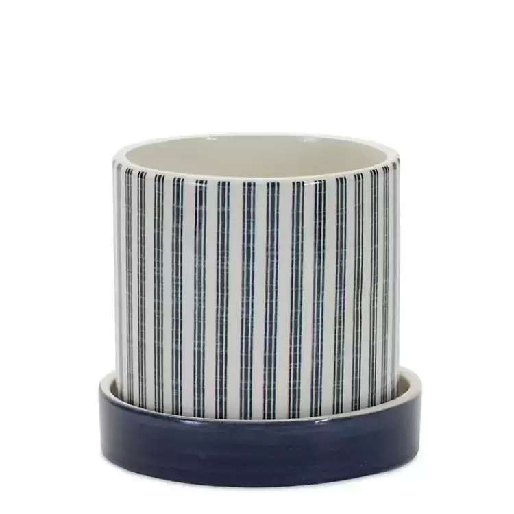 blue_and_white_coastal_planters_set_of__2.webp Blue and White Coastal Planters, Set of 2>Kirklands Home Outlet