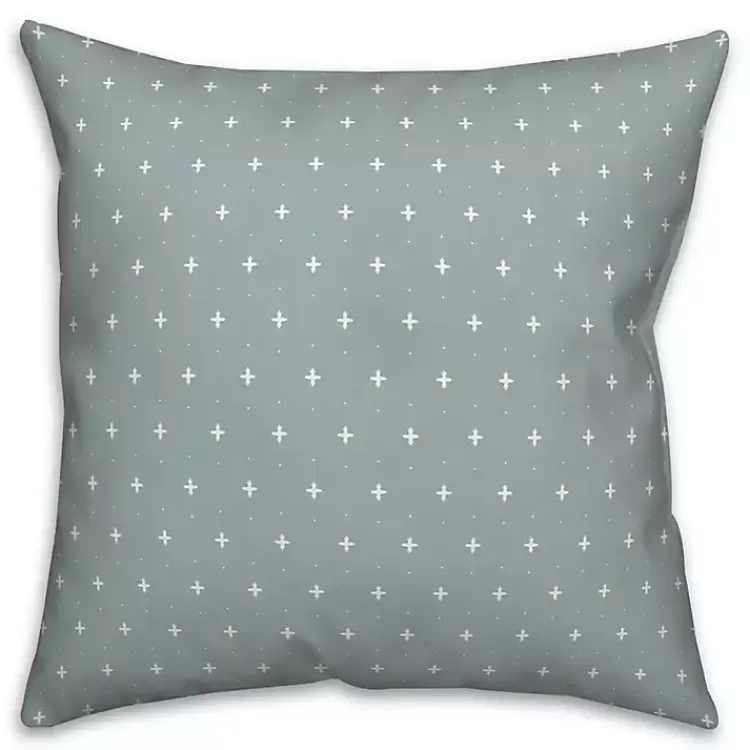 Blue and White French Country Outdoor Throw Pillow>Kirklands Home Online