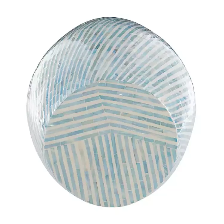 blue_and_white_mosaic_capiz_shell_drum_end_table_4.webp Blue and White Mosaic Capiz Shell Drum End Table>Kirklands Home Cheap
