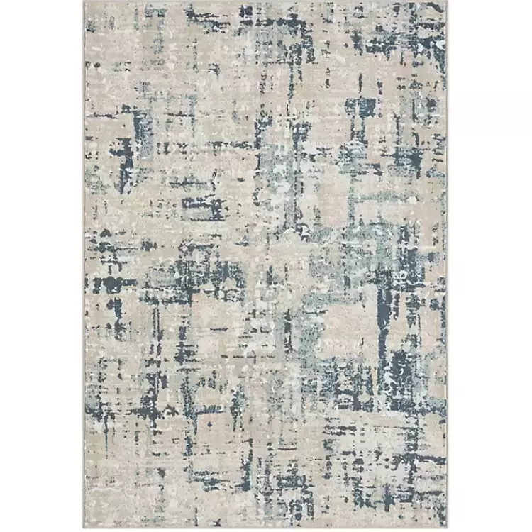 Blue Avalon Abstract Pattern Area Rug, 5x8>Kirklands Home Clearance