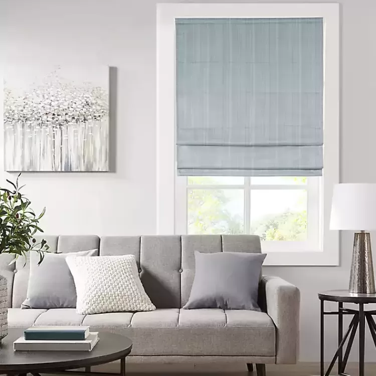 Basketweave Cordless Roman Shade, 35 in.>Kirklands Home Flash Sale
