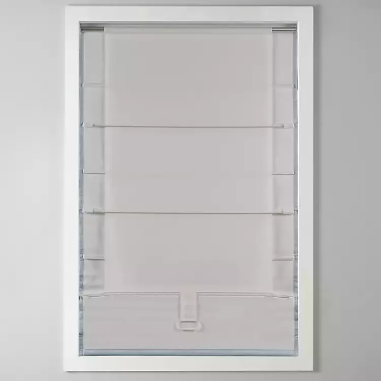blue_basketweave_cordless_roman_shade__in_4.webp Basketweave Cordless Roman Shade, 31 in.>Kirklands Home Fashion